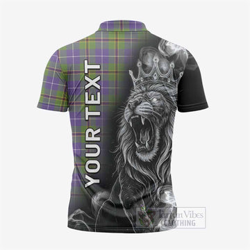 Turnbull Tartan Zipper Polo Shirt Roaring Lion Heritage