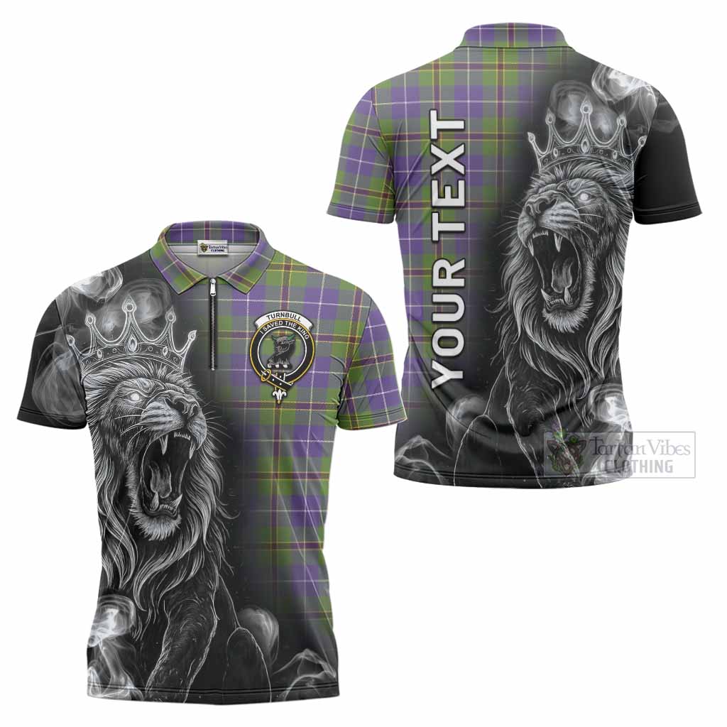 Turnbull Tartan Zipper Polo Shirt Roaring Lion Heritage