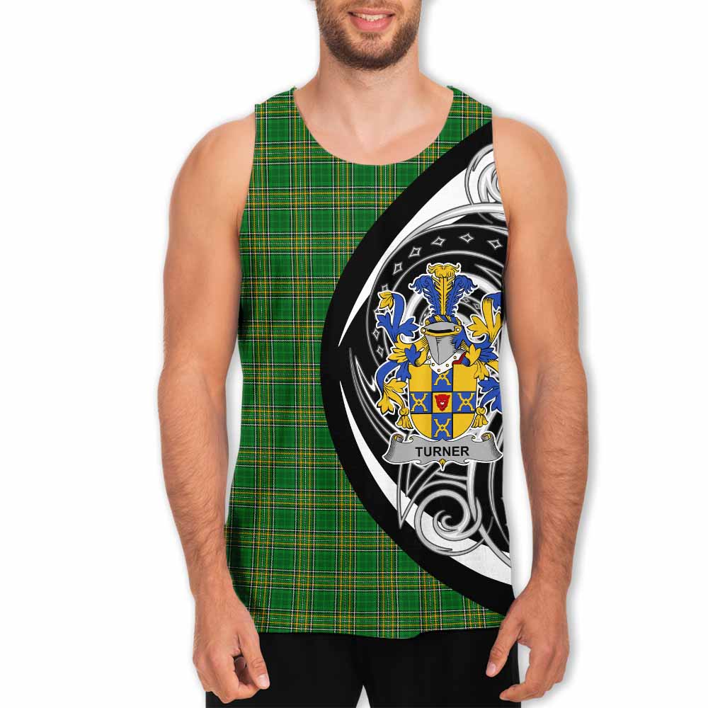 Tartan Vibes Clothing Turner Irish Clan Men's Tank Top Celtic Circle Style