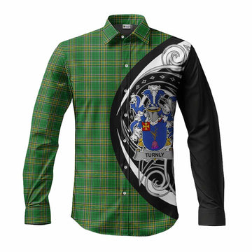 Turnly Irish Clan Long Sleeve Button Shirt Celtic Circle Style Men's Shirt S - Tartan Vibes Clothing