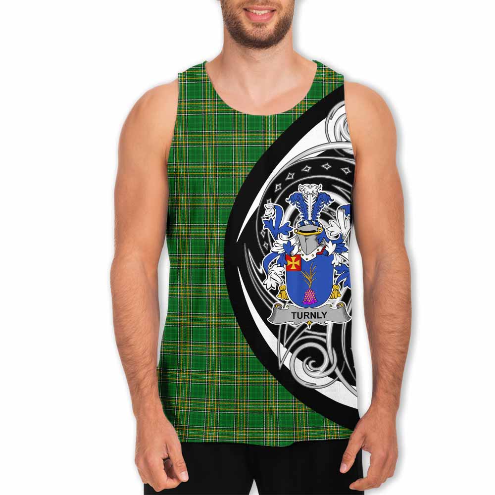 Tartan Vibes Clothing Turnly Irish Clan Men's Tank Top Celtic Circle Style