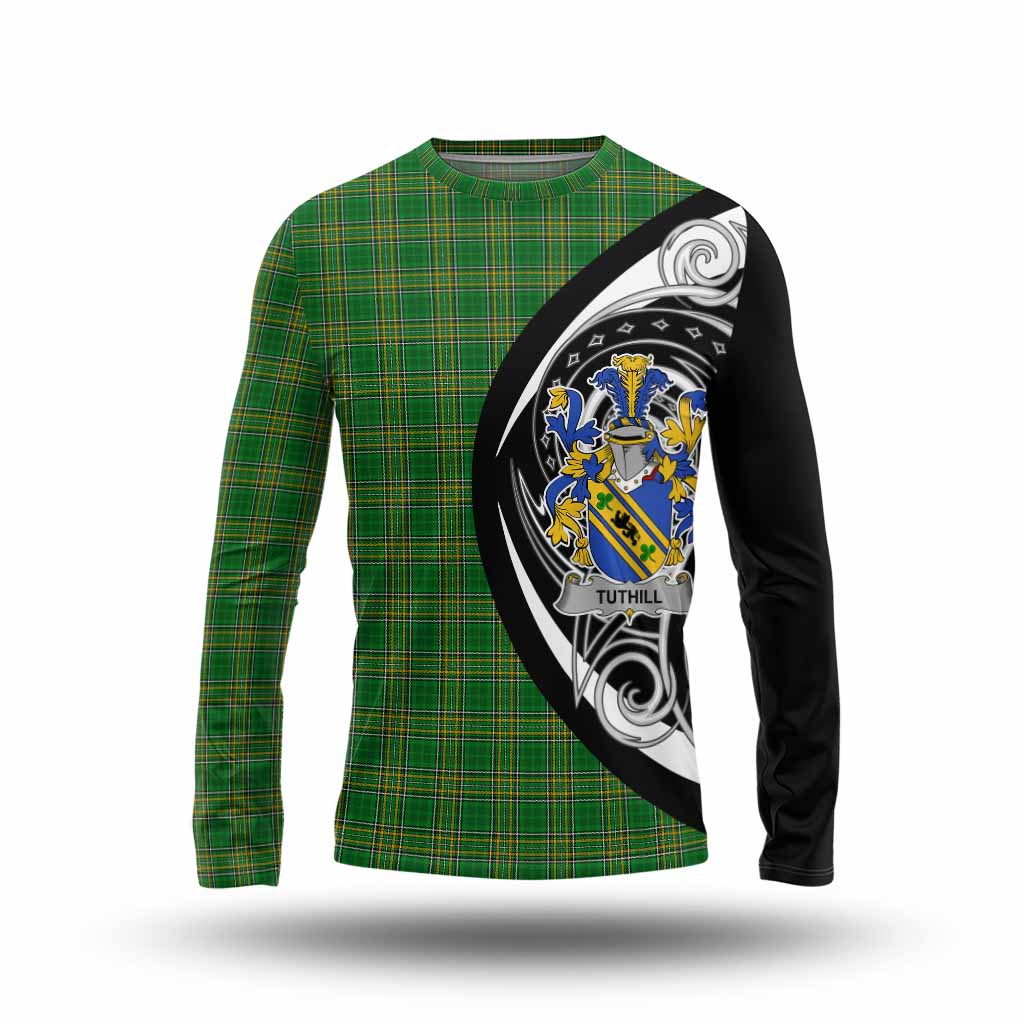 Tuthill Irish Clan Long Sleeve T-Shirt Celtic Circle Style Unisex - Tartan Vibes Clothing
