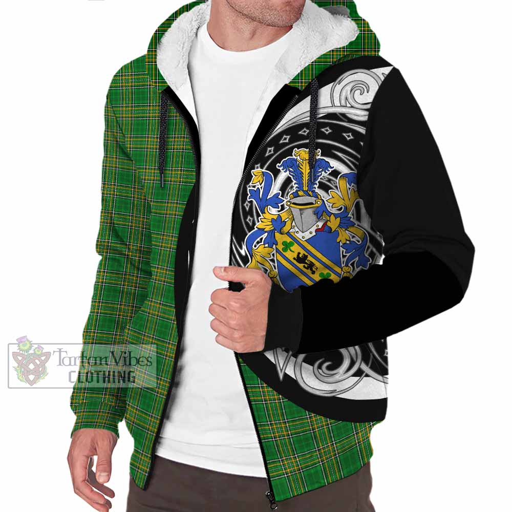Tuthill Irish Clan Sherpa Hoodie Celtic Circle Style - Tartan Vibes Clothing