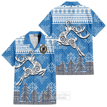 Tweedie Clan Christmas Hawaiian Shirt Celtic Reindeer Style