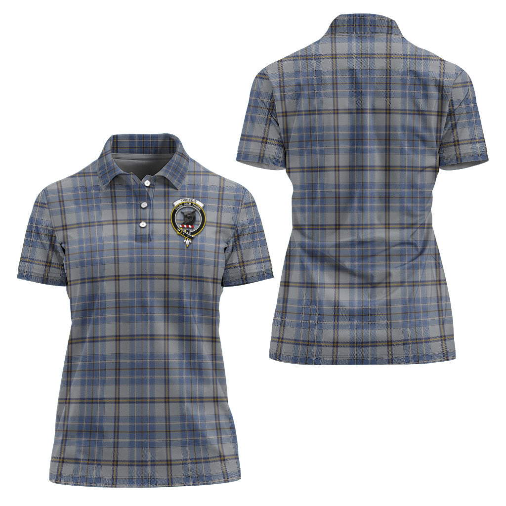 tweedie-tartan-polo-shirt-with-family-crest-for-women