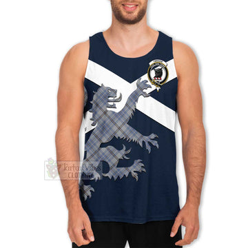Tweedie Tartan Lion Rampant Men's Tank Top Proudly Display Your Heritage with Alba Gu Brath and Clan Name