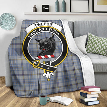 Tweedie Tartan Blanket with Family Crest