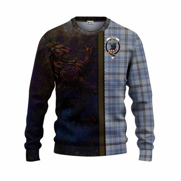 Tartan Vibes Clothing Tweedie Tartan Family Crest Knitted Sweater Alba Gu Brath Be Brave Lion Ancient Style