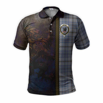Tweedie Tartan Family Crest Polo Shirt Alba Gu Brath Be Brave Lion Ancient Style