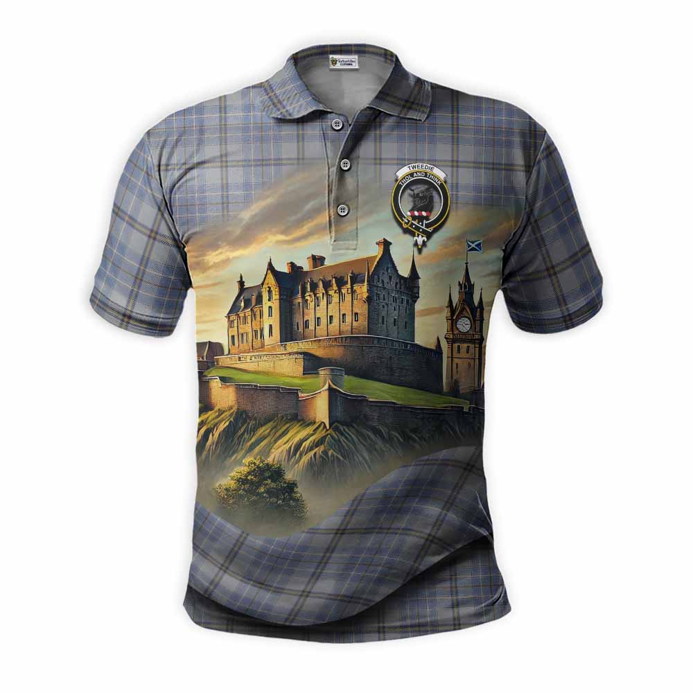 Tartan Vibes Clothing Tweedie Tartan Family Crest Polo Shirt with Scottish Ancient Castle Stype