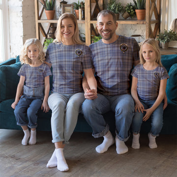 Tweedie Tartan T-Shirt with Family Crest