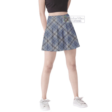Tweedie Tartan Women's Plated Mini Skirt
