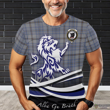 Tweedie Tartan T-Shirt with Alba Gu Brath Regal Lion Emblem