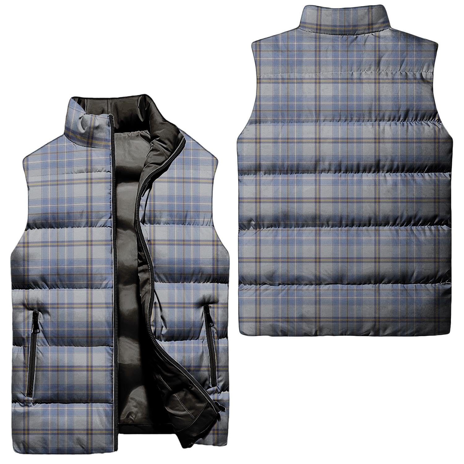 Tweedie Tartan Sleeveless Puffer Jacket Unisex - Tartanvibesclothing