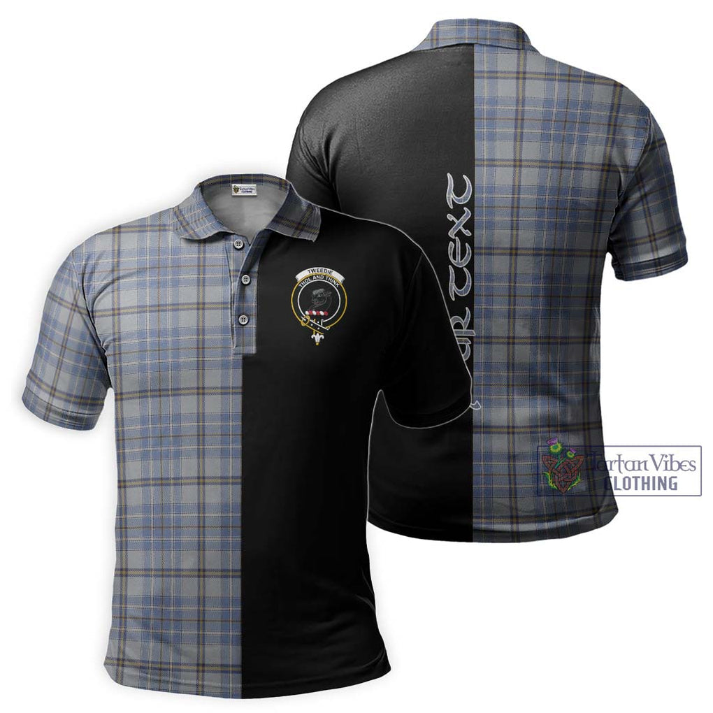 Tweedie Tartan Polo Shirt with Family Crest and Half Of Me Style Kid - Tartanvibesclothing Shop