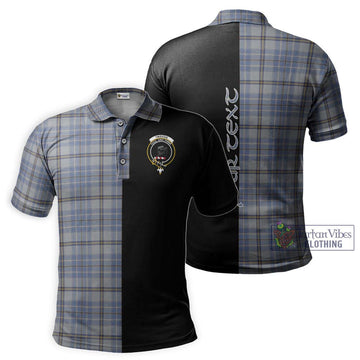 Tweedie Tartan Polo Shirt with Family Crest and Half Of Me Style Kid - Tartanvibesclothing Shop