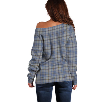 Tweedie Tartan Off Shoulder Women Sweater - Tartanvibesclothing Shop