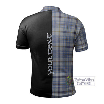 Tweedie Tartan Polo Shirt with Family Crest and Half Of Me Style - Tartanvibesclothing Shop
