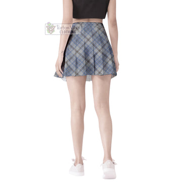 Tweedie Tartan Women's Plated Mini Skirt