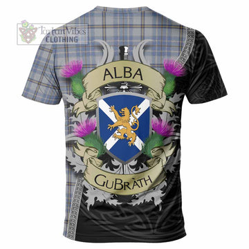 Tartan Vibes Clothing Tweedie Tartan Family Crest T-Shirt Lion Rampant Royal Thistle Shield Celtic Inspired