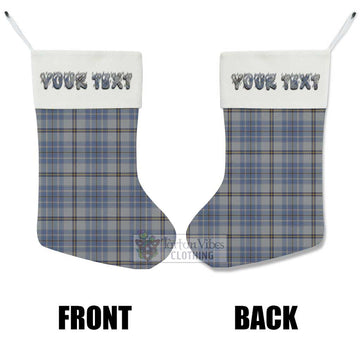 Tweedie Tartan Christmas Stocking with Personalized Text
