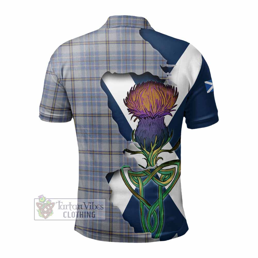 Tartan Vibes Clothing Tweedie Tartan Family Crest Polo Shirt Scottish Thistle Celtic Inspired