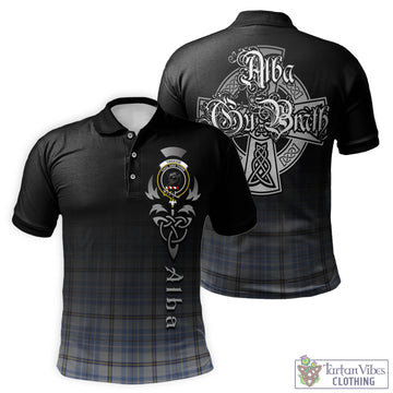 Tweedie Tartan Polo Shirt Featuring Alba Gu Brath Family Crest Celtic Inspired