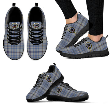 Tweedie Tartan Sneakers with Family Crest