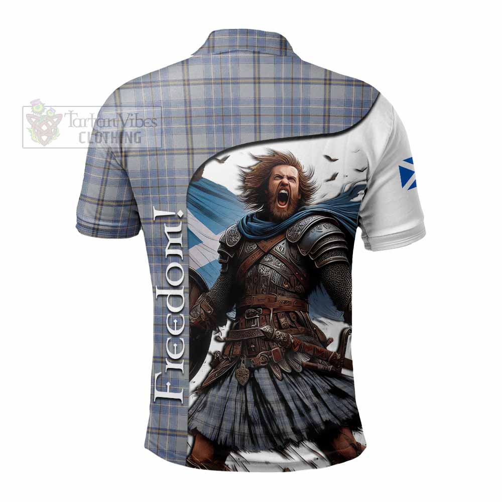 Tartan Vibes Clothing Tweedie Crest Tartan Polo Shirt Inspired by the Freedom of Scottish Warrior