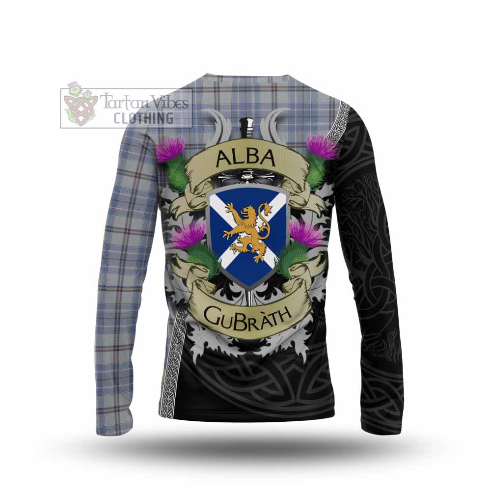 Tartan Vibes Clothing Tweedie Tartan Family Crest Long Sleeve T-Shirt Lion Rampant Royal Thistle Shield Celtic Inspired
