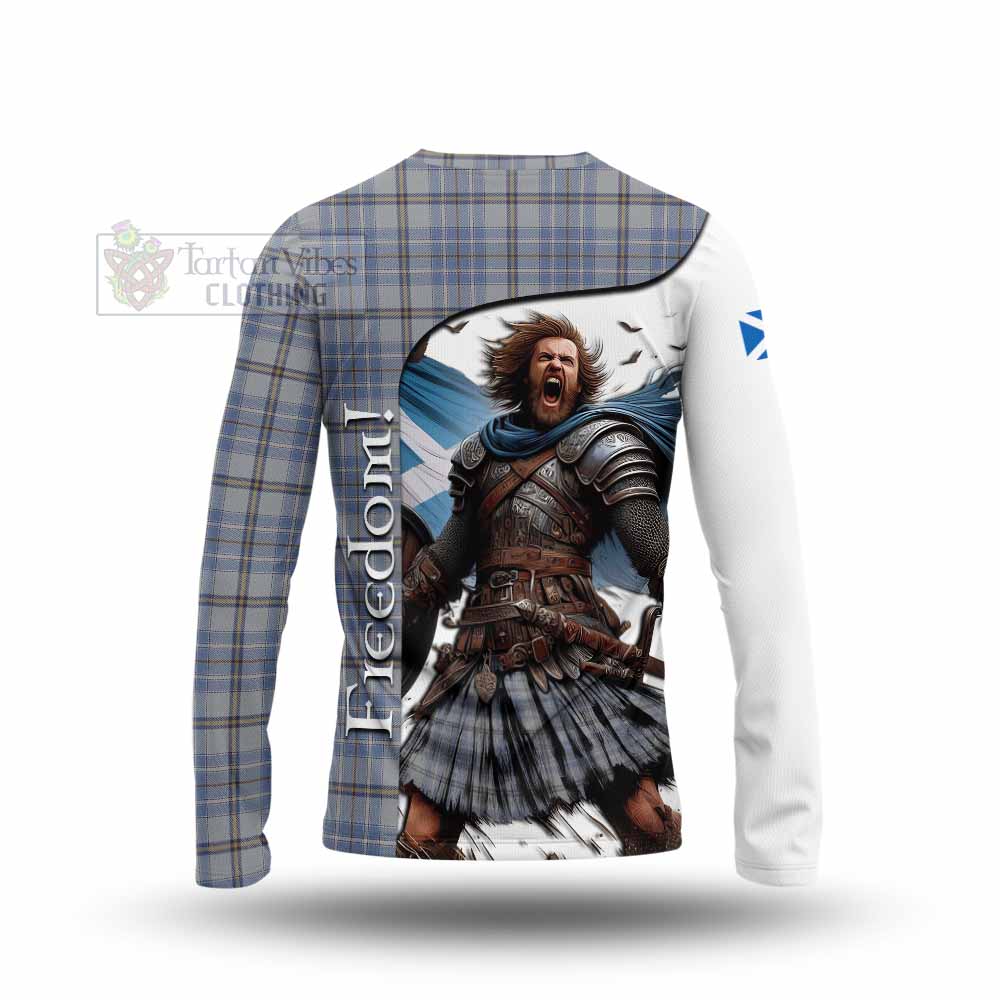 Tartan Vibes Clothing Tweedie Crest Tartan Long Sleeve T-Shirt Inspired by the Freedom of Scottish Warrior