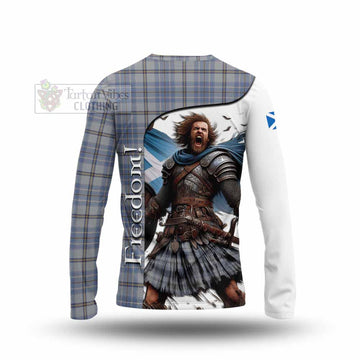 Tartan Vibes Clothing Tweedie Crest Tartan Long Sleeve T-Shirt Inspired by the Freedom of Scottish Warrior