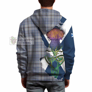 Tweedie Tartan Family Crest Hoodie Scottish Thistle Celtic Inspired