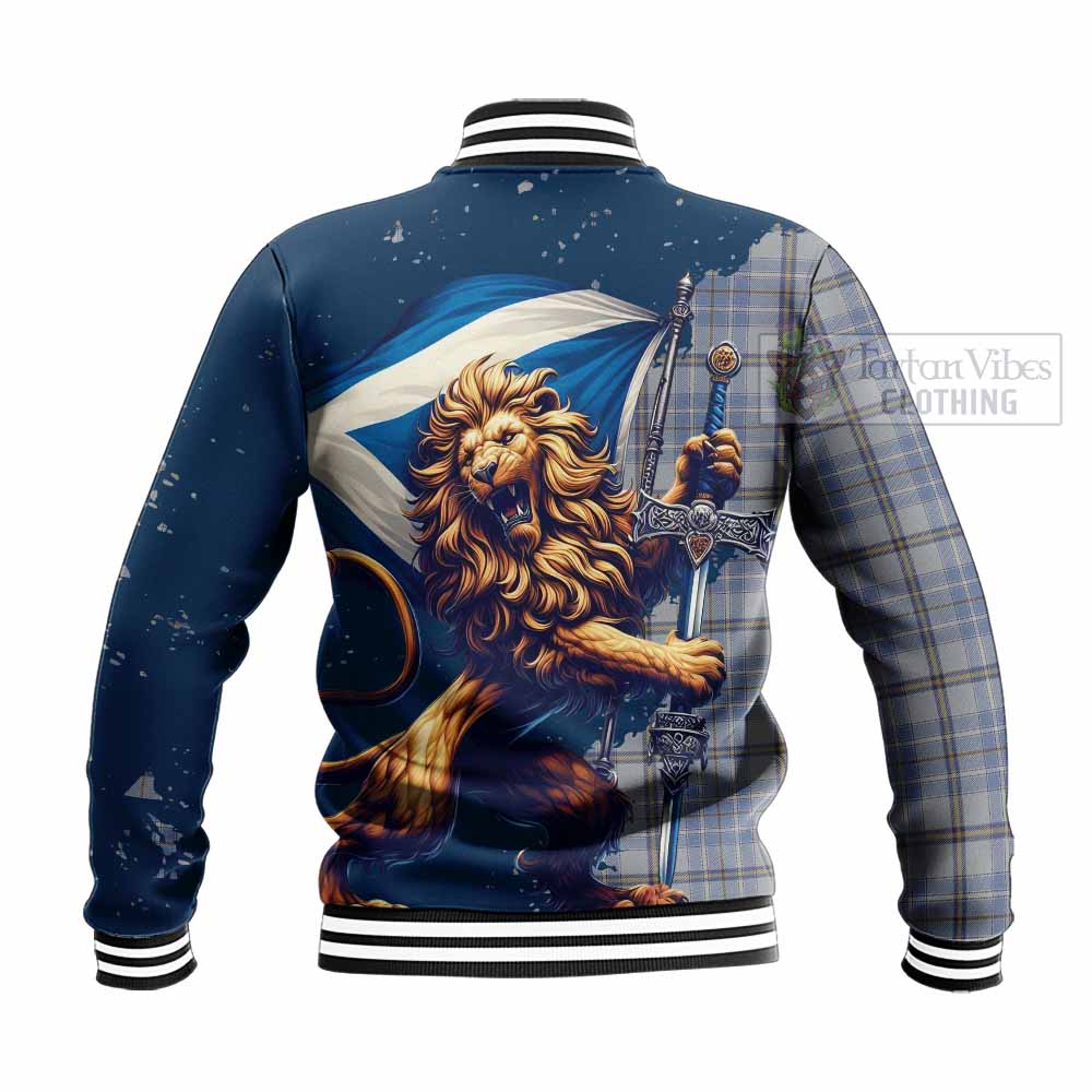 Tweedie Tartan Family Crest Baseball Jacket with Scottish Majestic Lion - Tartan Vibes Clothing