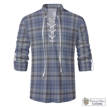 Tartan Vibes Clothing Tweedie Tartan Men's Scottish Traditional Jacobite Ghillie Kilt Shirt