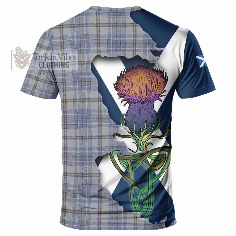 Tartan Vibes Clothing Tweedie Tartan Family Crest T-Shirt Scottish Thistle Celtic Inspired