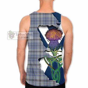 Tweedie Tartan Family Crest Men's Tank Top Scottish Thistle Celtic Inspired
