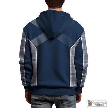 Tweedie Tartan Hoodie with Family Crest and Scottish Thistle Vibes Sport Style