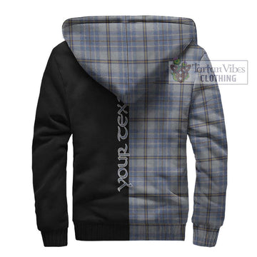 Tweedie Tartan Sherpa Hoodie with Family Crest and Half Of Me Style