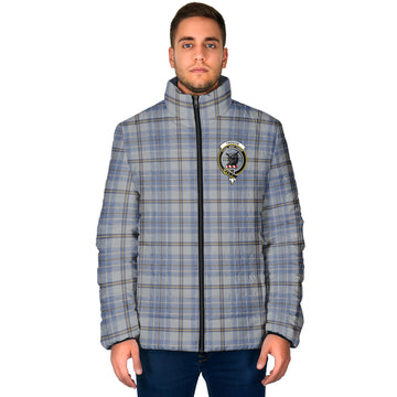 Tweedie Tartan Padded Jacket with Family Crest