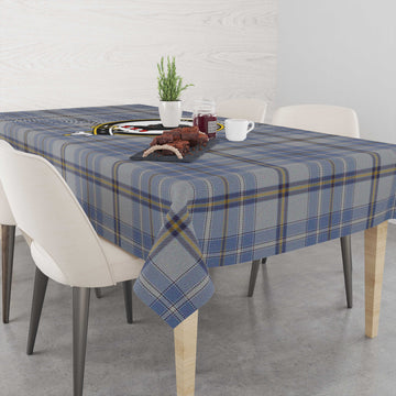 Tweedie Tatan Tablecloth with Family Crest