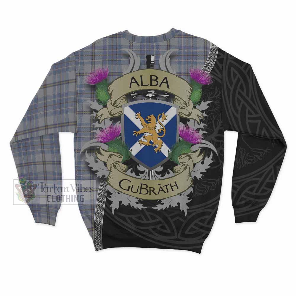 Tartan Vibes Clothing Tweedie Tartan Family Crest Sweatshirt Lion Rampant Royal Thistle Shield Celtic Inspired