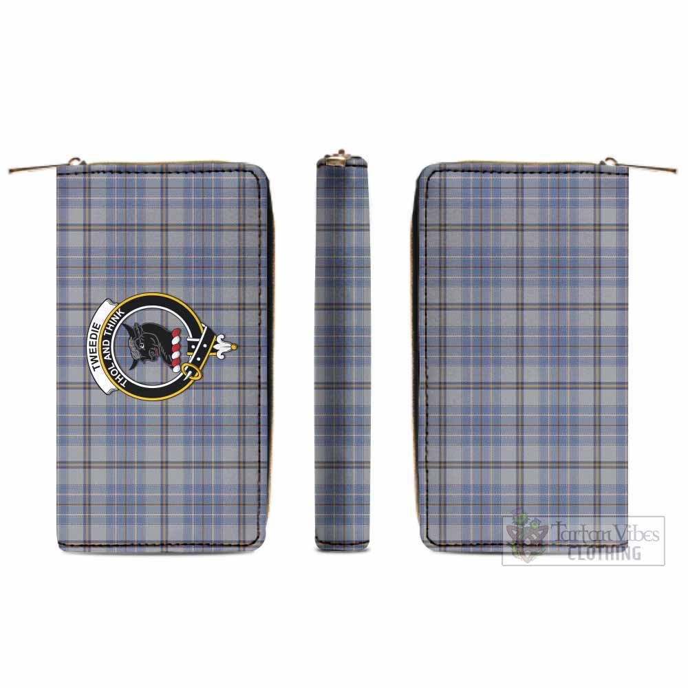 Tartan Vibes Clothing Tweedie Tartan Women's Leather Wallet with Family Crest