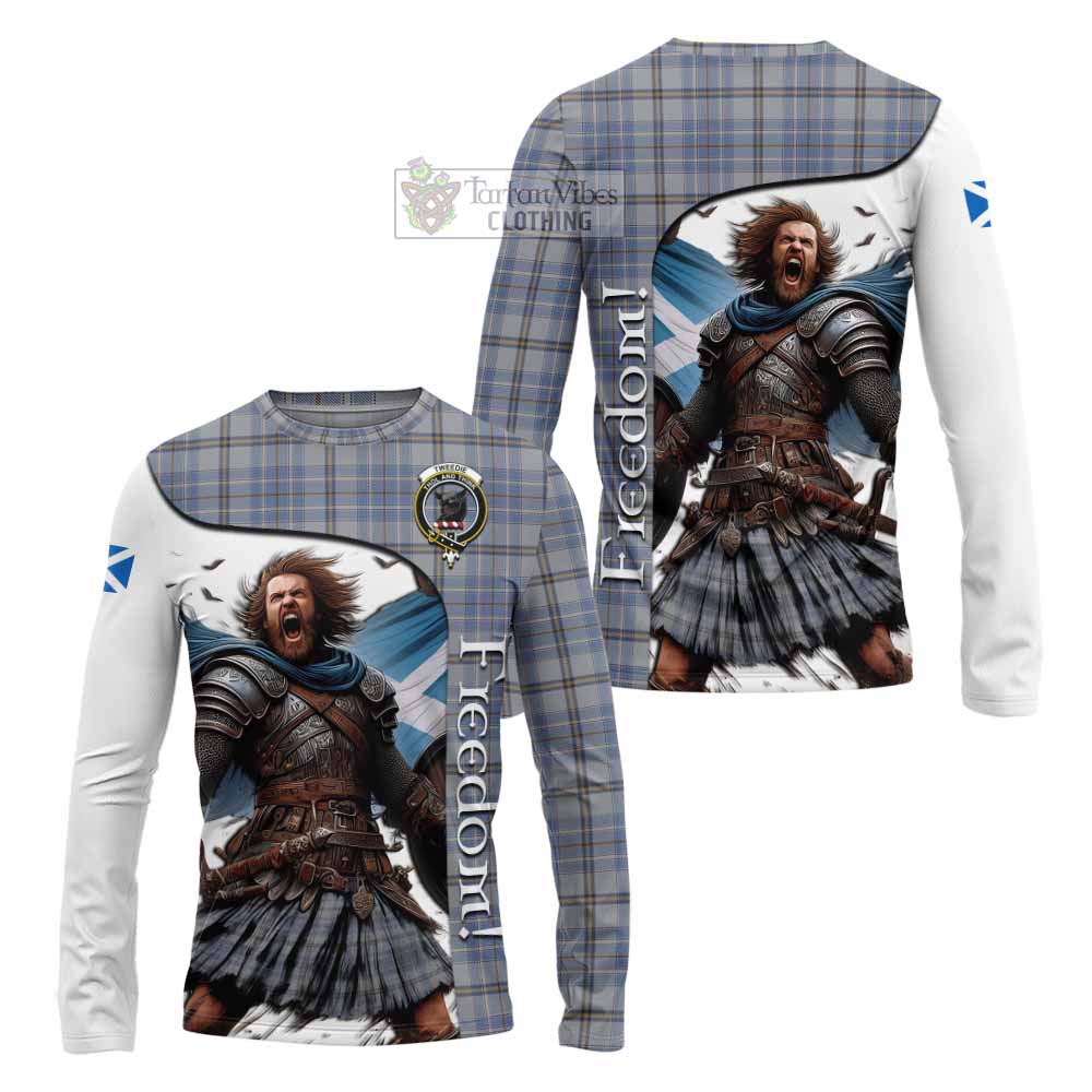 Tartan Vibes Clothing Tweedie Crest Tartan Long Sleeve T-Shirt Inspired by the Freedom of Scottish Warrior