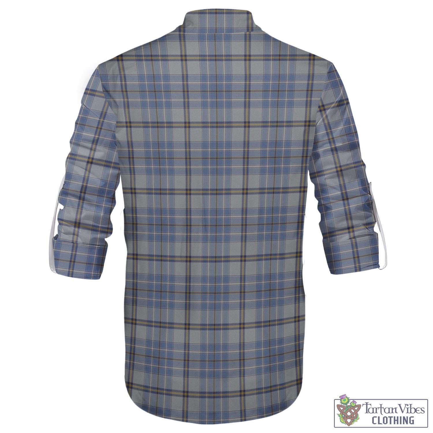 Tartan Vibes Clothing Tweedie Tartan Men's Scottish Traditional Jacobite Ghillie Kilt Shirt