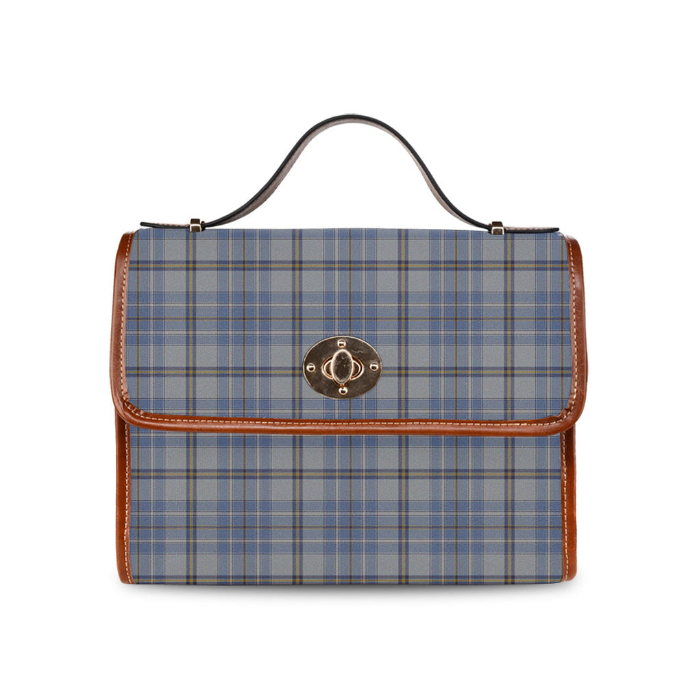 tweedie-tartan-leather-strap-waterproof-canvas-bag