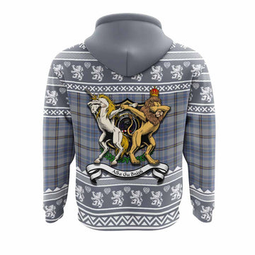 Tweedie Clan Tartan Crest Christmas Hoodie Coat of Arms Funny Style