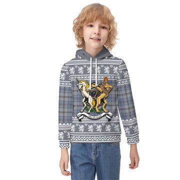 Tweedie Clan Tartan Crest Christmas Kid Hoodie Coat of Arms Funny Style - Tartan Vibes Clothing