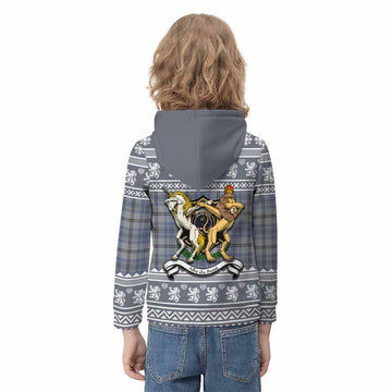 Tweedie Clan Tartan Crest Christmas Kid Hoodie Coat of Arms Funny Style - Tartan Vibes Clothing