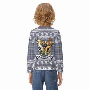 Tweedie Clan Tartan Crest Christmas Kid Ugly Sweatshirt Coat of Arms Funny Style - Tartan Vibes Clothing